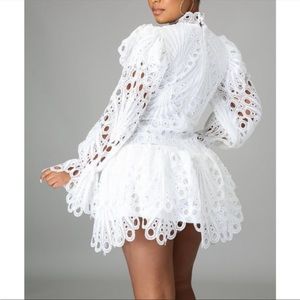 Parisian Crochet Lace Dress